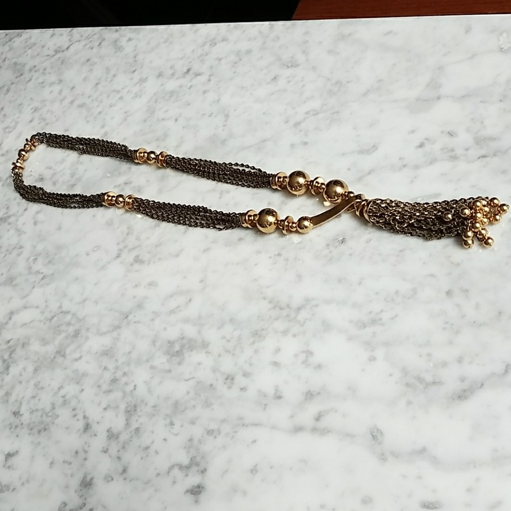 Stella & Dot Bianca tassel necklace